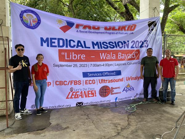 Pag-Ulikid Pilipinas, a Social Development Program of First Lady Liza Araneta Marcos, CONDUCTS MEDICAL MISSION FOR THE LEGANESNONS!